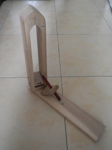 自作缝皮木夹