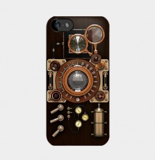 [预售】蒸汽朋克steampunk欧美朋克摇滚复古苹果iphone手机壳4