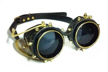 STEAMPUNK 蒸汽朋克 复古 齿轮护目镜风镜防风镜哥特金属 暗黑版