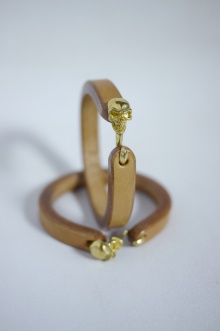 work NO.16  6.5mm美国鞍革手环