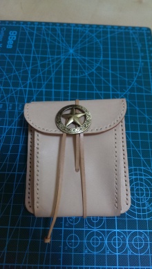 新人第一次手作复刻版短夹