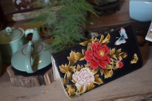 ”花开富贵“长款钱包