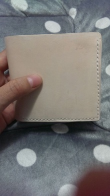 首次接触皮子做的短夹