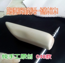 感悟出品 野生油茶木多功能皮革磨棒斜面手工皮具抛光打磨塑形器   淘宝搜索“感悟出品”