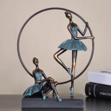 芭蕾少女结婚礼物树脂个性工艺品房间装饰创意品婚庆物品