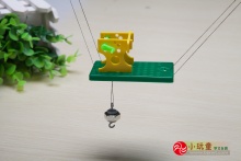 科学机械科普益智玩具皮带轮辘轳拼装传动小实验