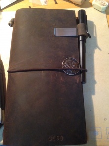 DIY尝试traveler's notebook