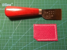 第一件手工皮具作品--刀套
