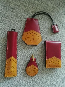皮革小物4件套