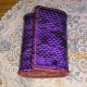 紫色蛇皮钥匙包