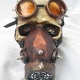steampunk蒸汽朋克复古眼镜防毒面具防风镜哥特cos道具